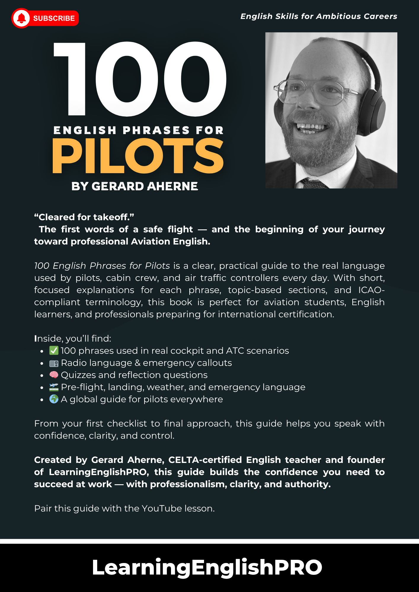 100 English Phrases for Pilots – Guide from LearningEnglishPRO