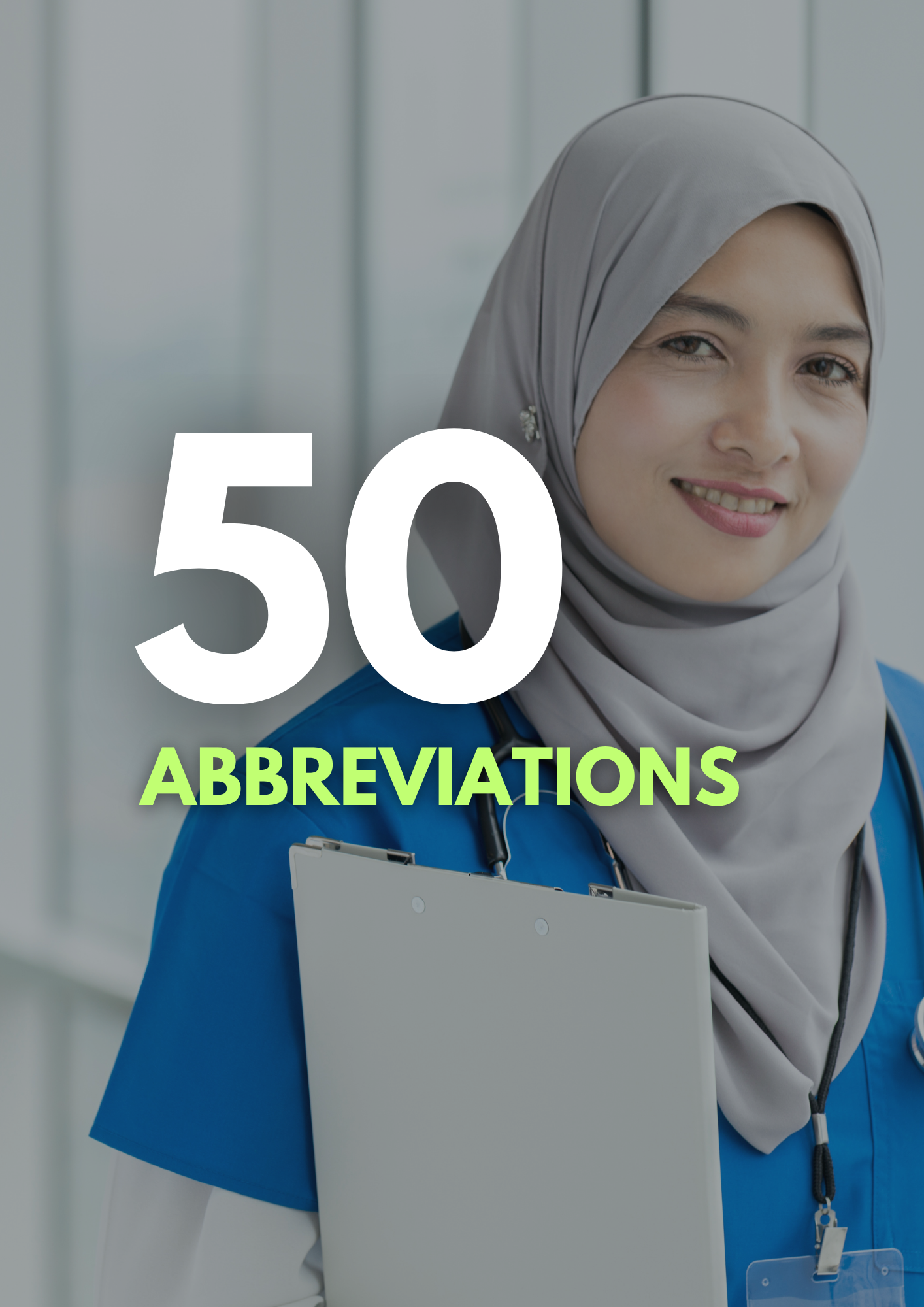 50 Medical English Abbreviations – Guide & Exercises (PDF)