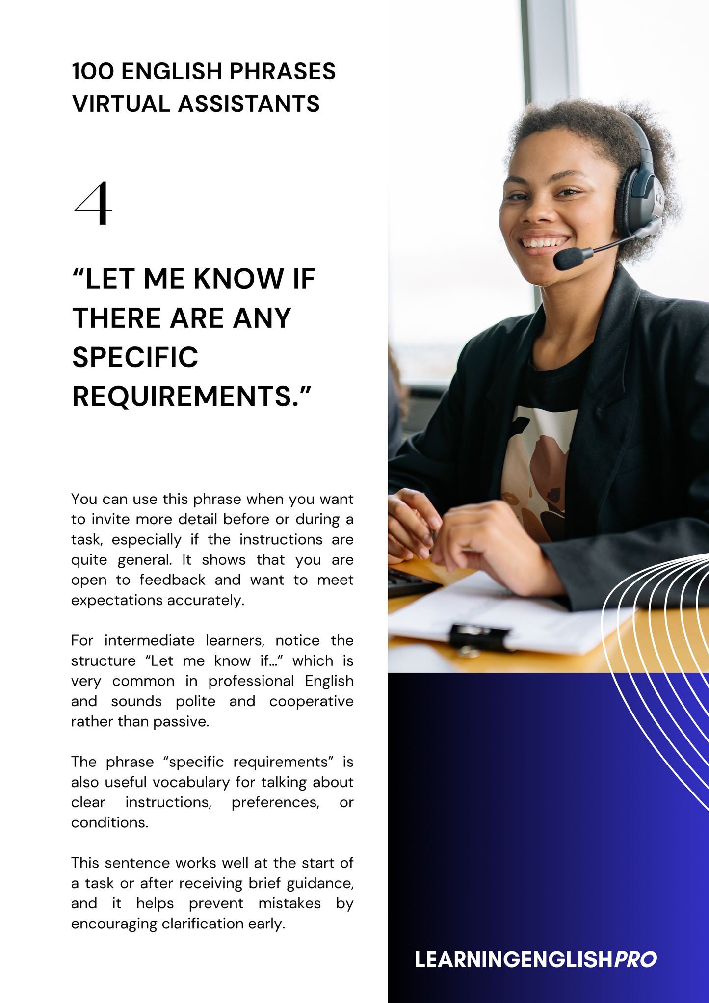 100 Business English Phrases for Virtual Assistants