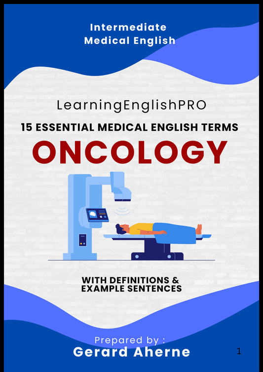 Oncology English Vocabulary Guide (Medical English PDF)