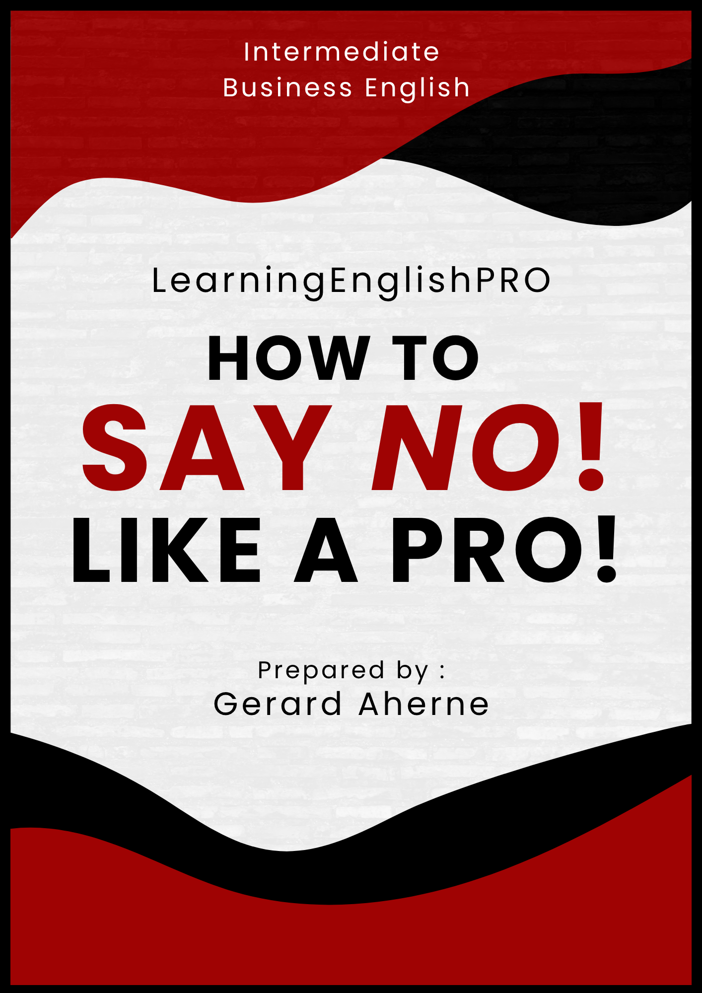 How to SAY NO! Like a PRO in Business English – PDF Guide