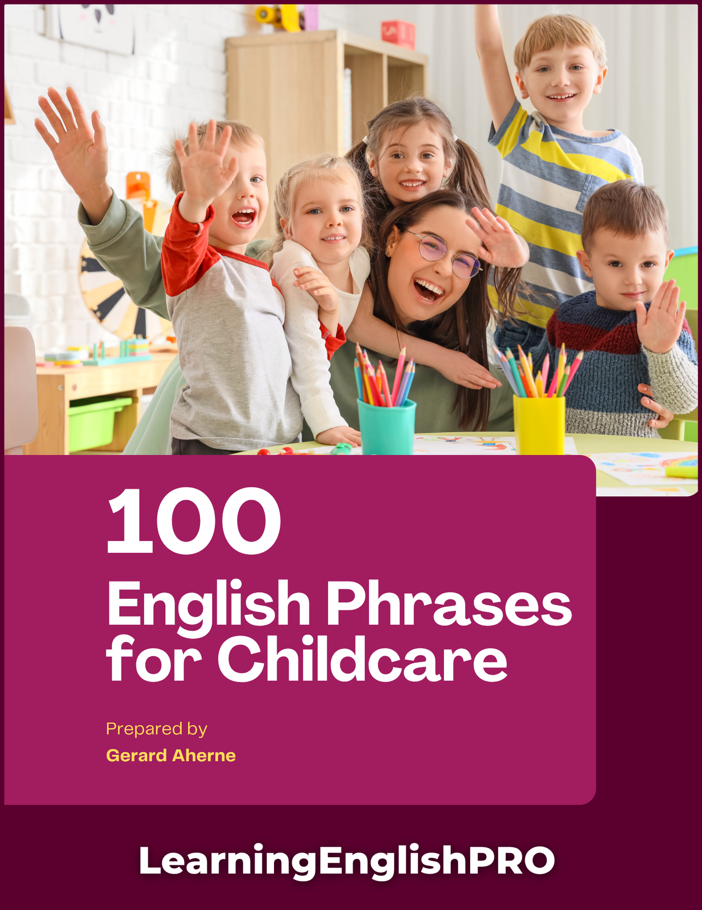 100 English Phrases for Childcare – PDF Guide for ESL Educators & Early Years Staff