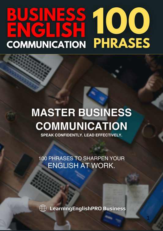100 English Phrases for Business Communication – PDF Guide