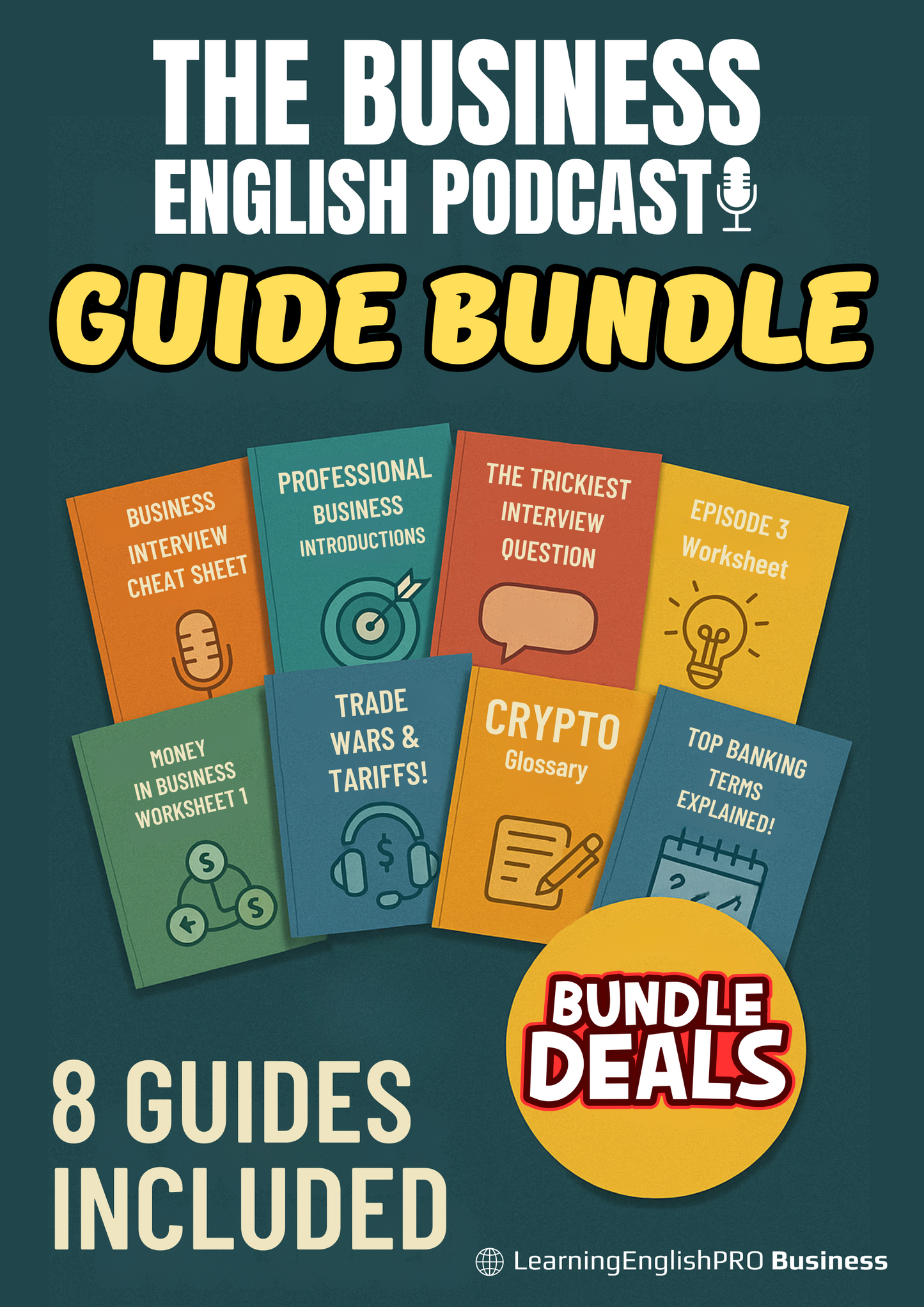 The Business English Podcast – Complete Season One Guide Bundle (8 PDFs)