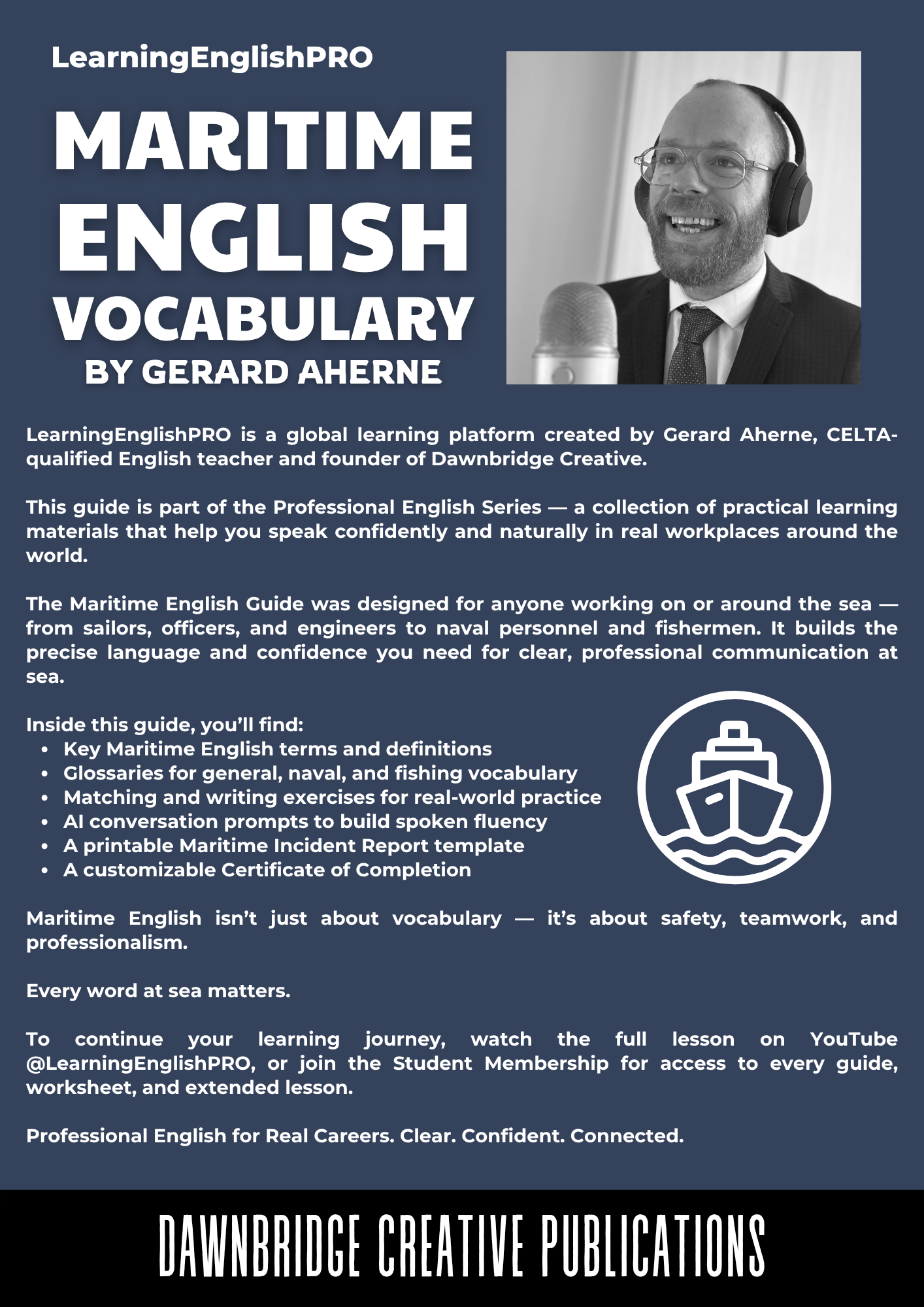 Maritime English Vocabulary Guide – Learn Professional English for Life at Sea