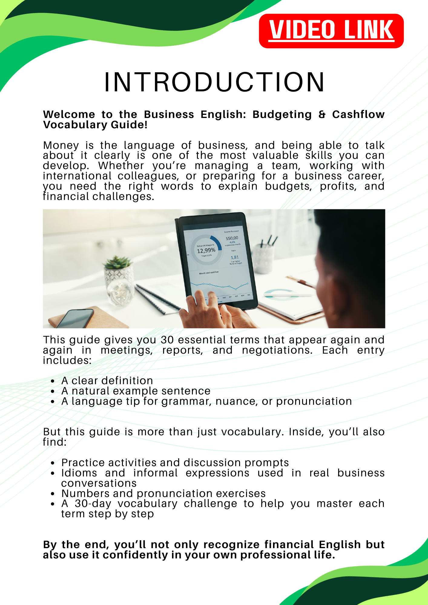 Budgeting & Cash Flow English Vocabulary Guide | LearningEnglishPRO