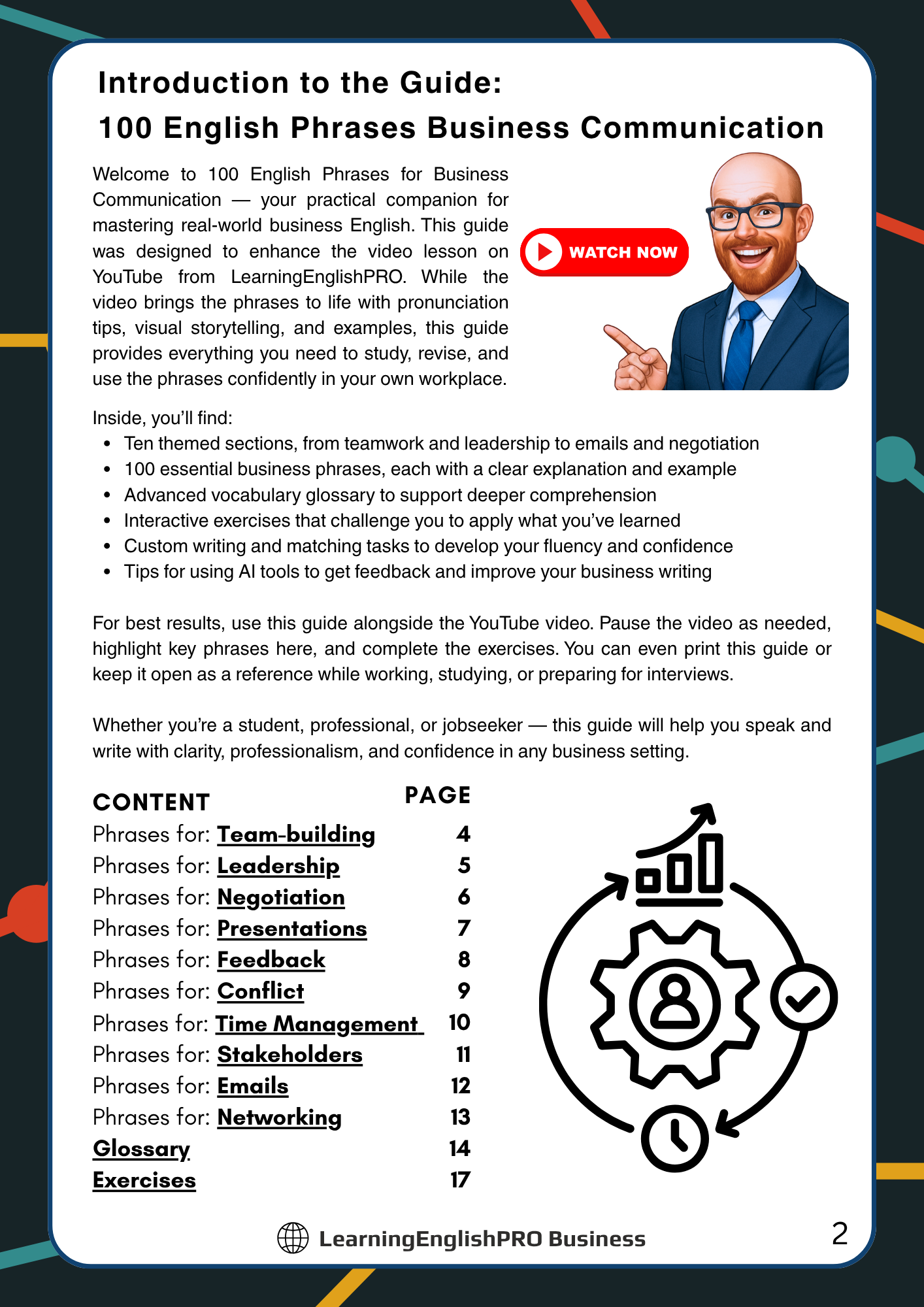 100 English Phrases for Business Communication – PDF Guide