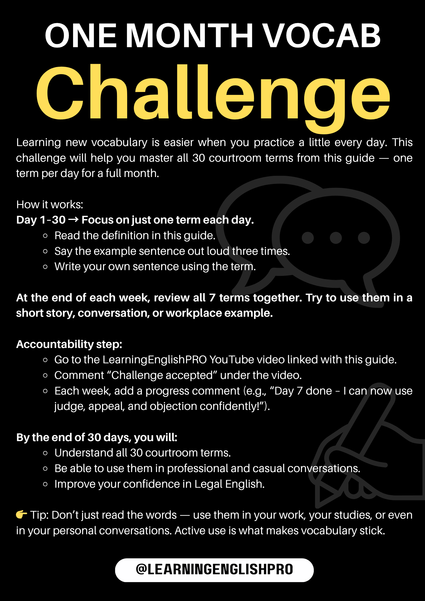 Courtroom Vocabulary: Essential Legal English (15 Terms + Examples)