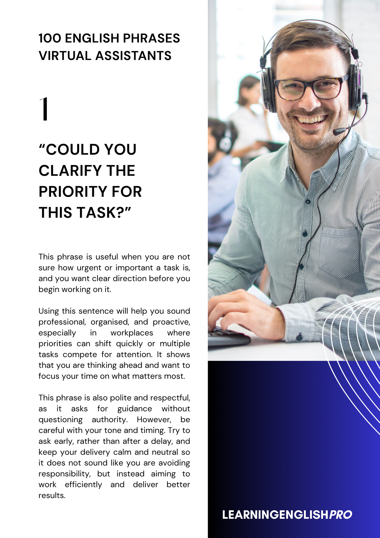 100 Business English Phrases for Virtual Assistants