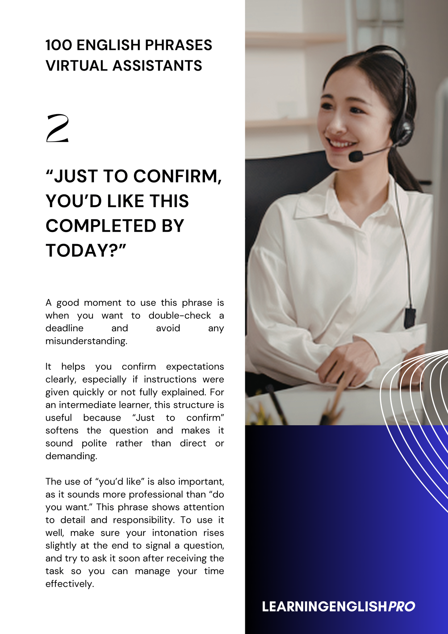 100 Business English Phrases for Virtual Assistants