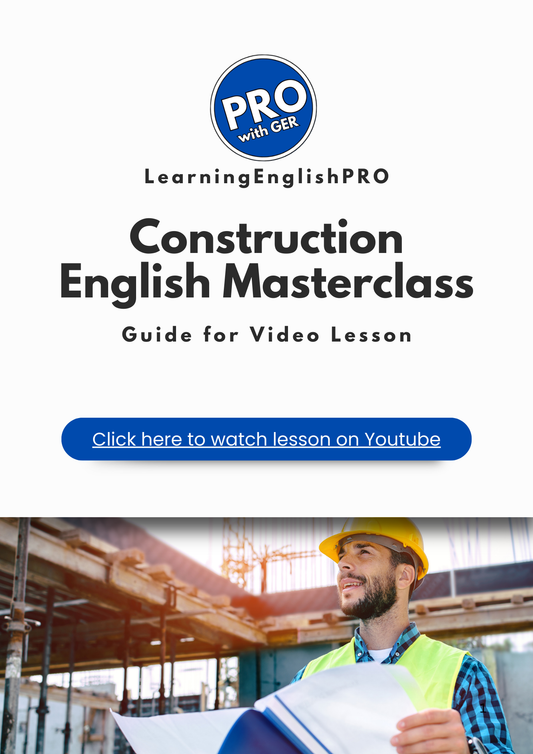 Construction in English – Masterclass PDF Guide